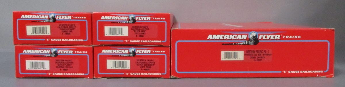American Flyer 6-49604 S Gauge Western Pacific PA-1 Diesel Passenger Train Set LN/Box