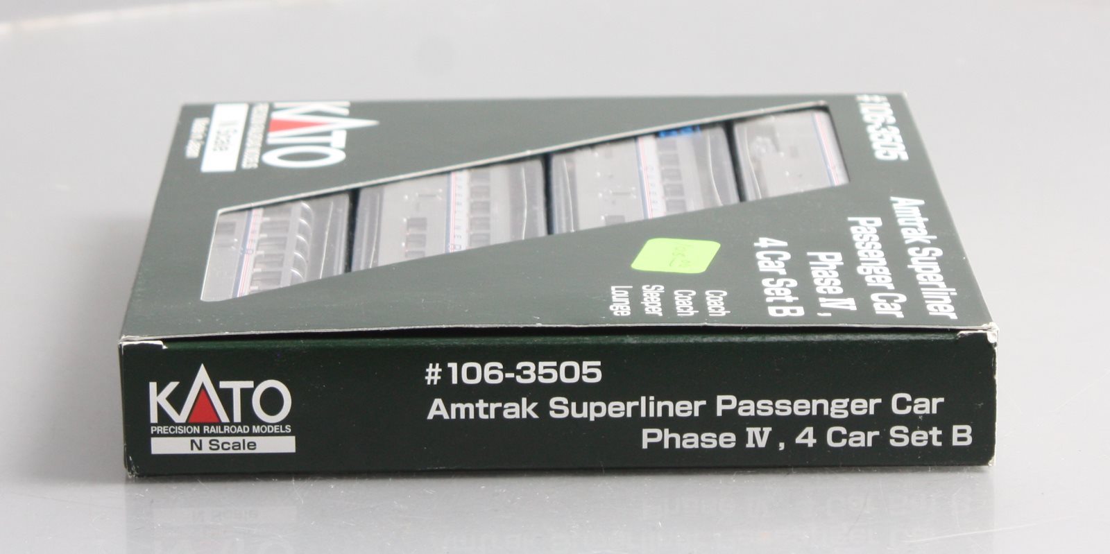 Kato 106-3505 N Amtrak Superliner Passenger Cars B (Set of 4)