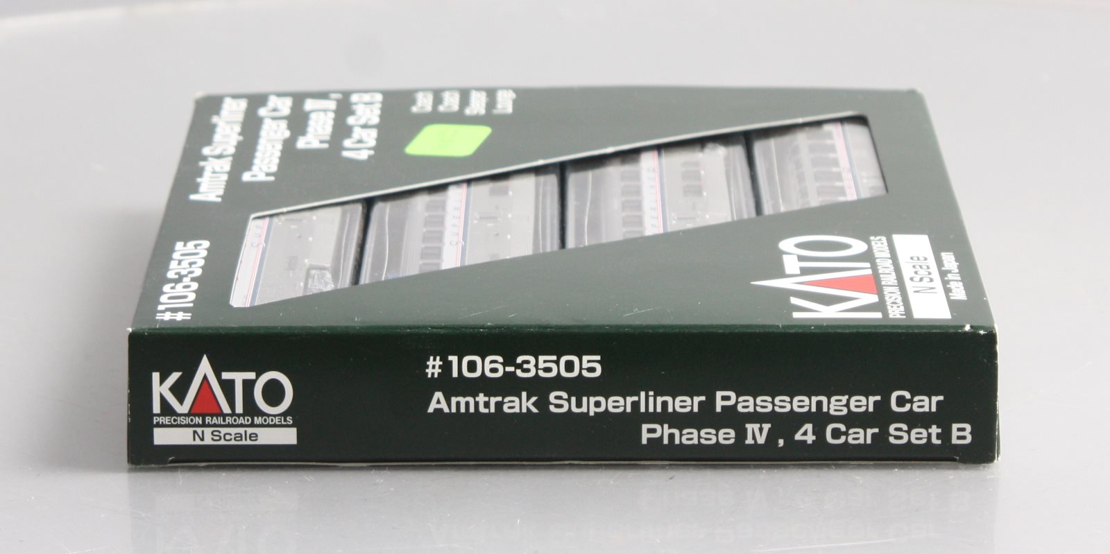 Kato 106-3505 N Amtrak Superliner Passenger Cars B (Set of 4)