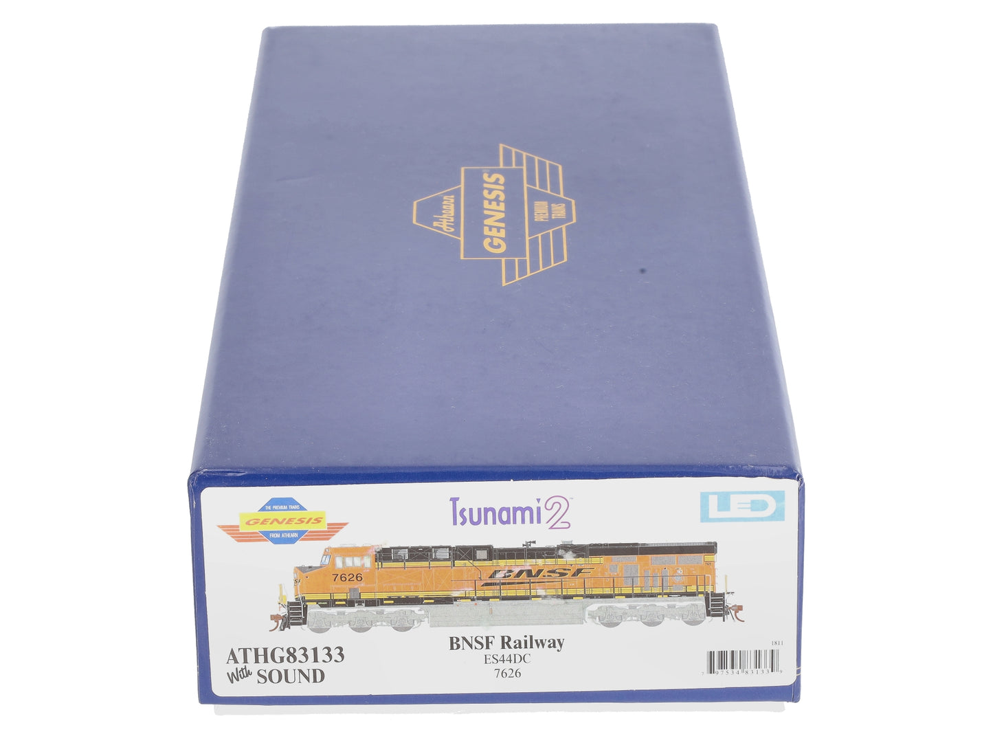 Athearn G83133 HO BNSF/H2 ES44DC Diesel Locomotive DCC/Sound #7626