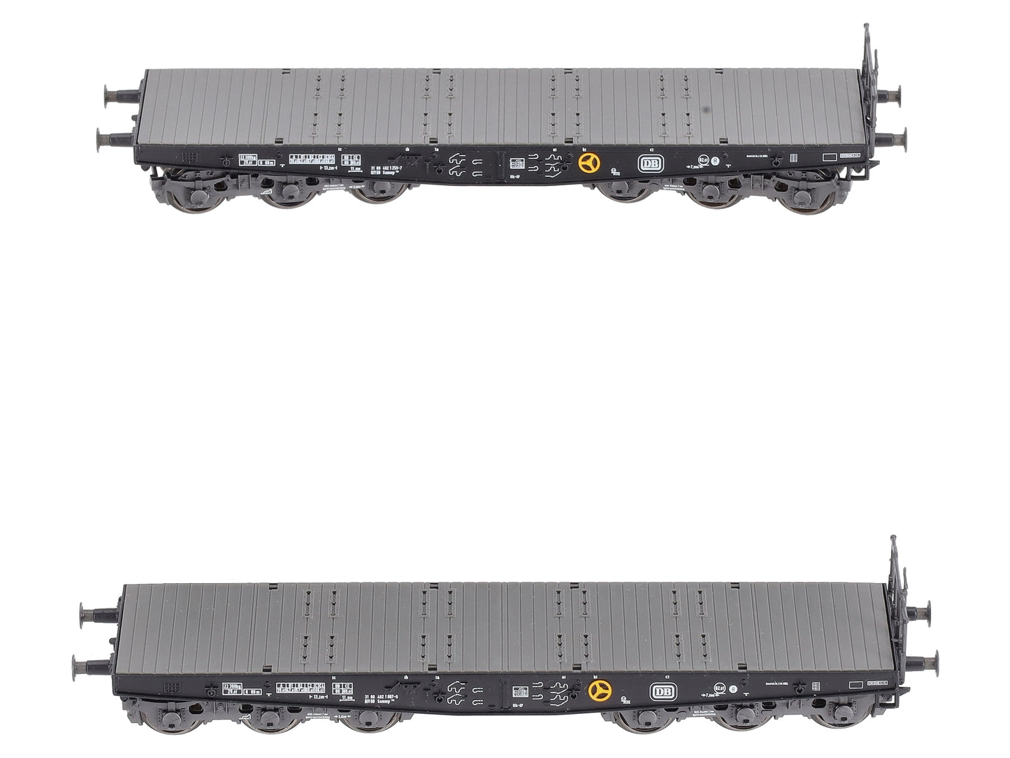 Marklin 48664 HO DB Flat Cars w/Steel Slab Loads Set LN/Box