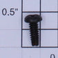 Lionel 4090-23 #6-32 x 3/8" Black Phillips Pan Head Self Tapping Screw