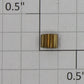 Lionel 4065 Brass Pinion Gear 10-Tooth Id 1/16" x Od 15/69" x W 9/64"