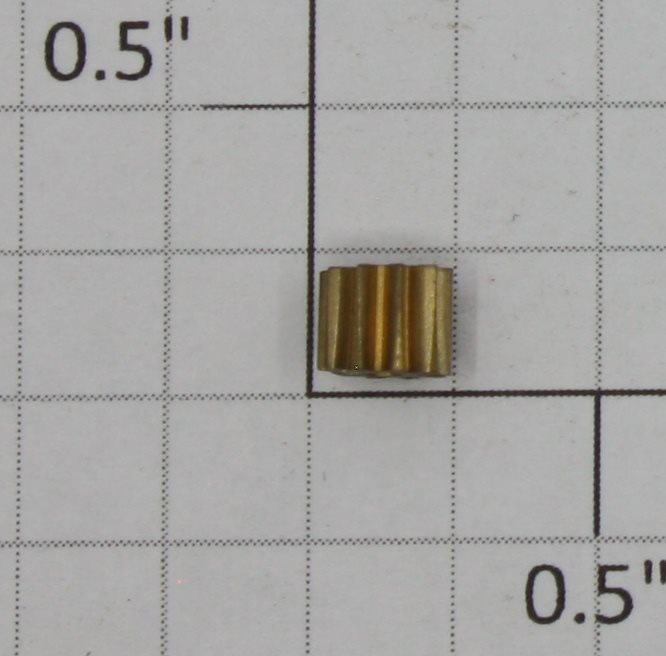 Lionel 4065 Brass Pinion Gear 10-Tooth Id 1/16