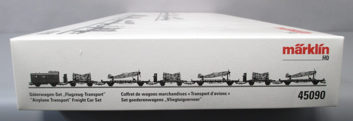 Marklin 45090 German State Airplane Transport HO Gauge Freight Car Set NIB