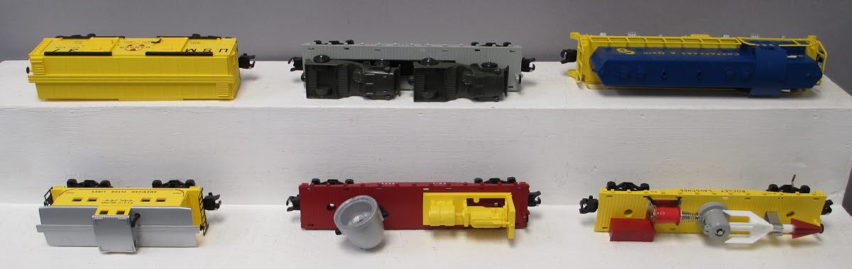 American Flyer 6-49624 S Chesapeake & Ohio 1959 GP-7 Defender Diesel Train Set NIB