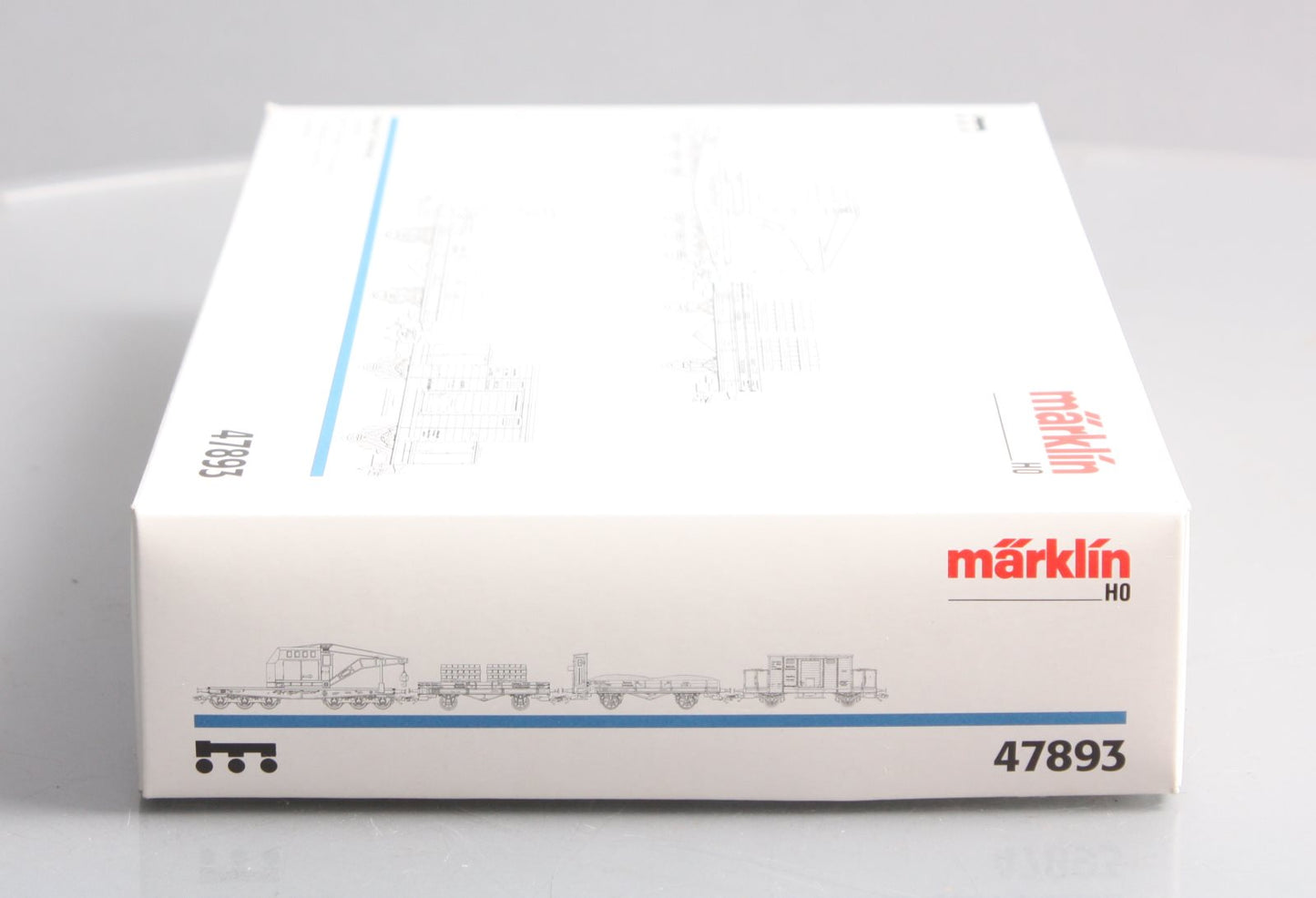 Marklin 47893 HO Scale DB Track Laying Train Car Set LN/Box