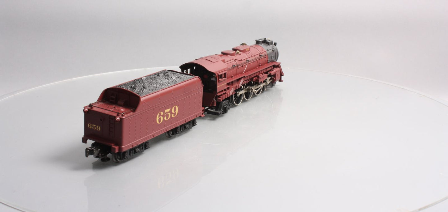 Lionel 6-38657 O Alton Limited 4-6-2 Steam Locomotive & Tender w/RailSounds #659