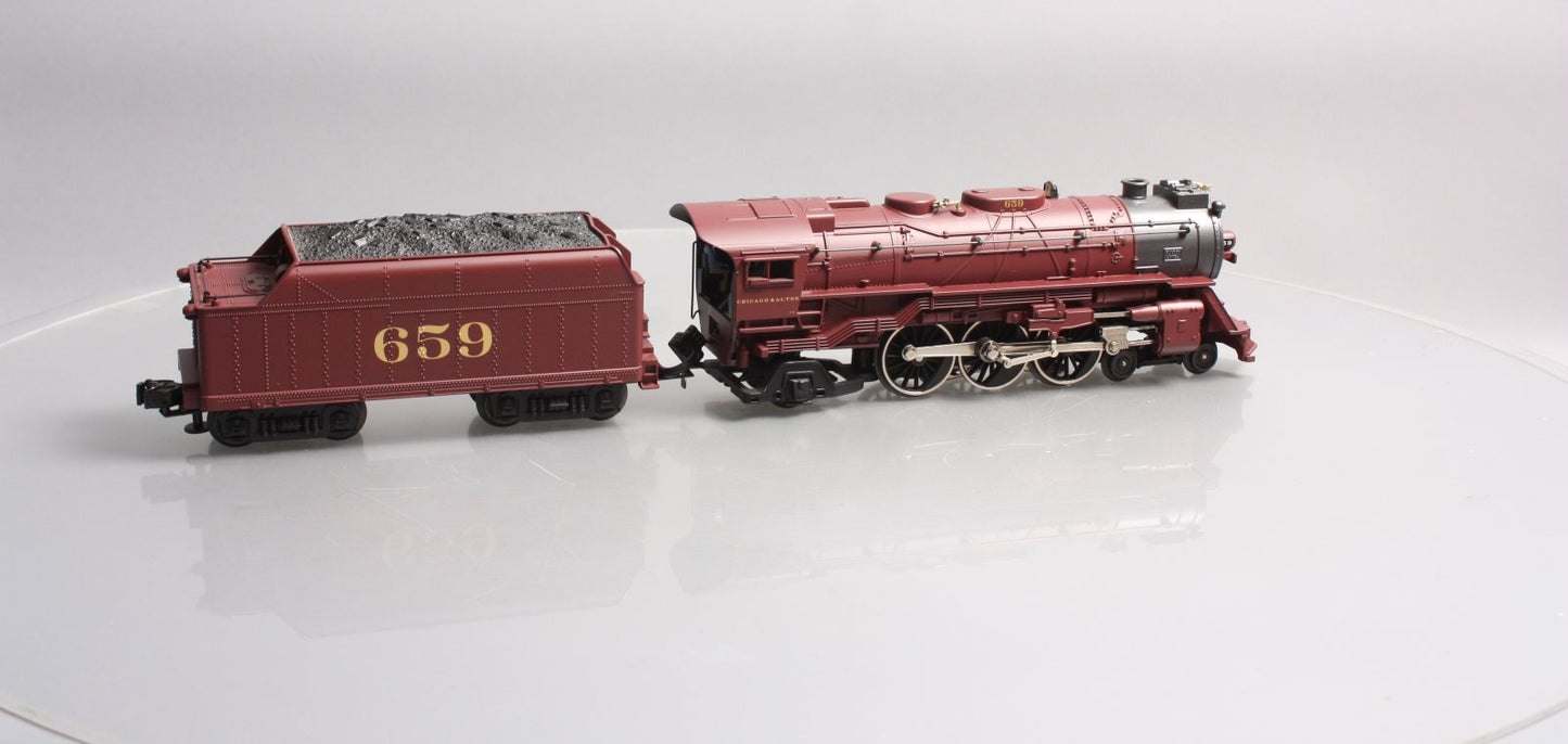 Lionel 6-38657 O Alton Limited 4-6-2 Steam Locomotive & Tender w/RailSounds #659