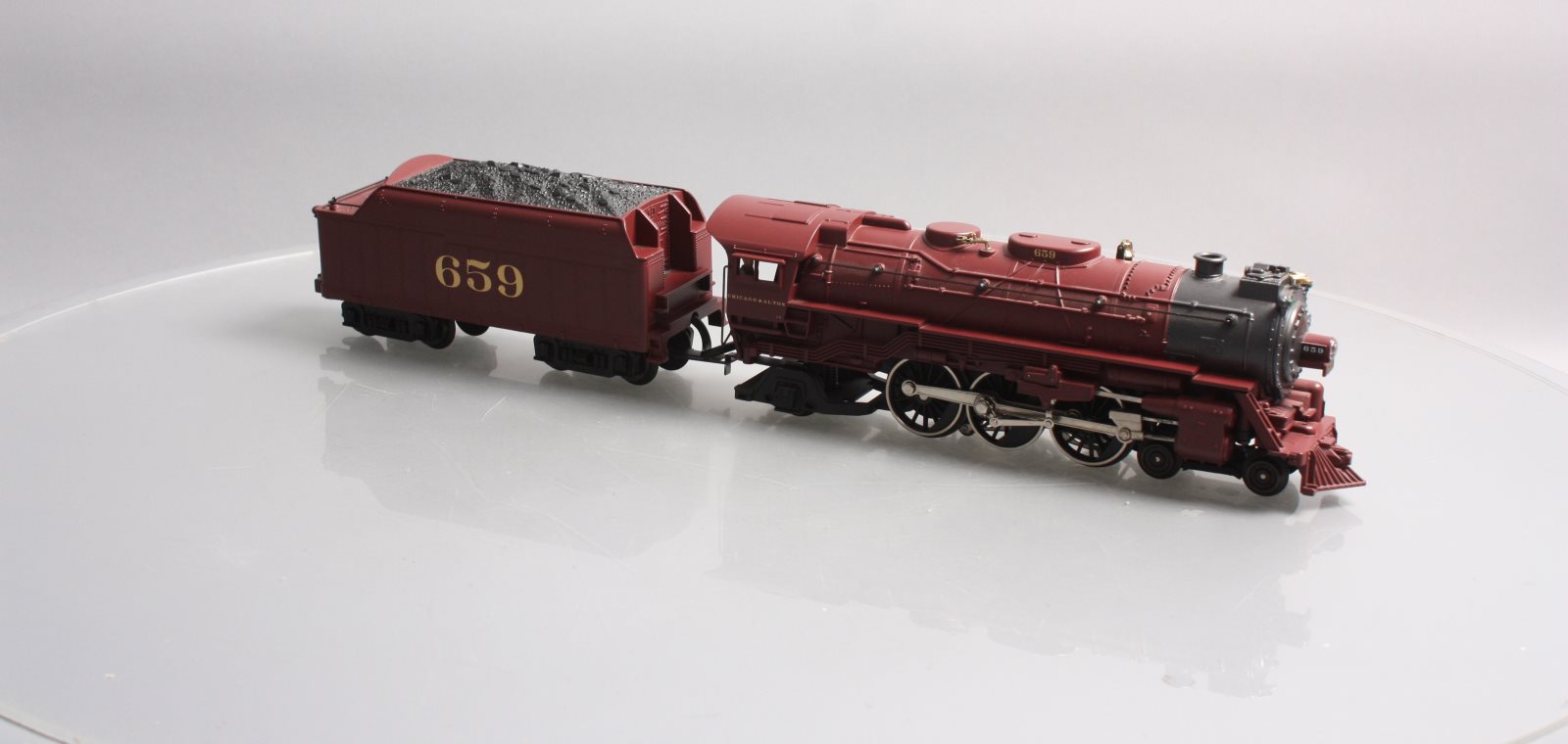 Lionel 6-38657 O Alton Limited 4-6-2 Steam Locomotive & Tender w/RailSounds #659