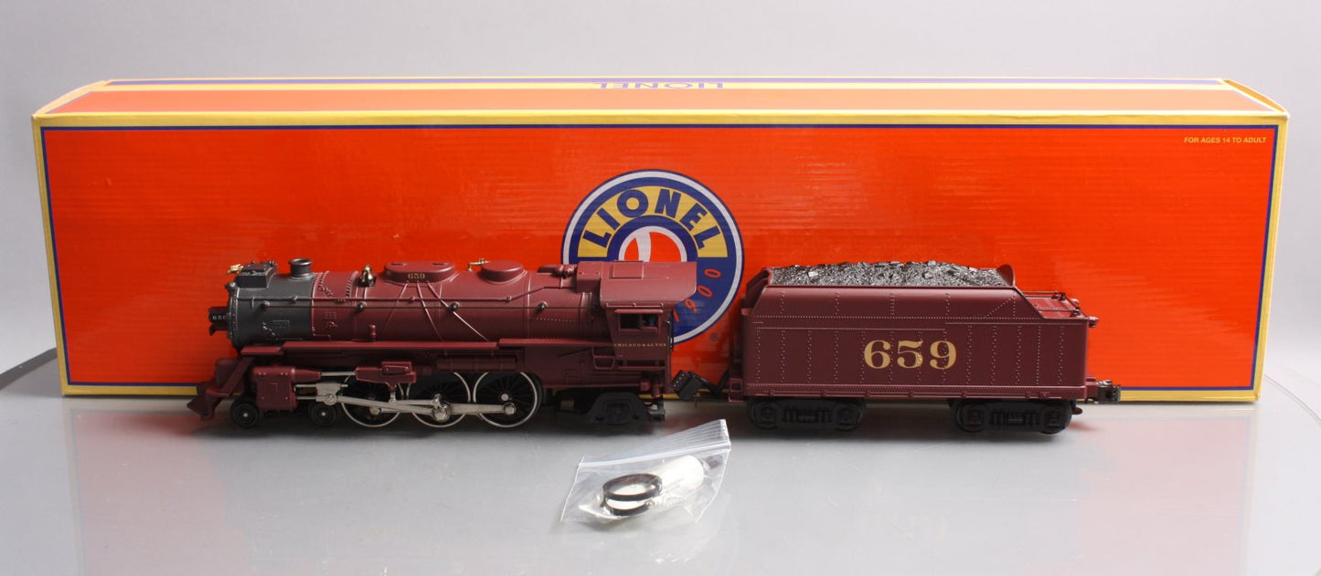 Lionel 6-38657 O Alton Limited 4-6-2 Steam Locomotive & Tender w/RailSounds #659