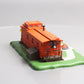 MTH 30-90013 Orange Yard Work Office with Operating Fire LN/Box