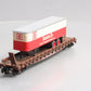 S-Helper 01807 S Scale Santa Fe Flatcar W/ Trailer #92750 EX/Box