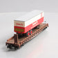 S-Helper 01807 S Scale Santa Fe Flatcar W/ Trailer #92750 EX/Box