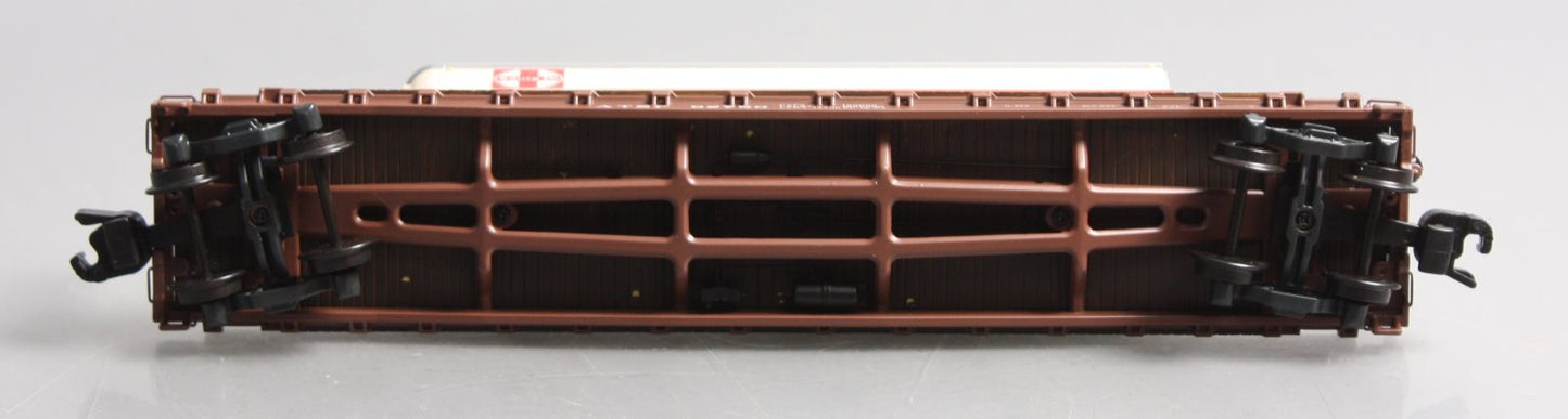 S-Helper 01807 S Scale Santa Fe Flatcar W/ Trailer #92750 EX/Box