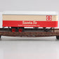 S-Helper 01808 S Scale Santa Fe Flatcar W/ Trailer #92762 EX/Box