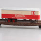 S-Helper 01808 S Scale Santa Fe Flatcar W/ Trailer #92762 LN/Box
