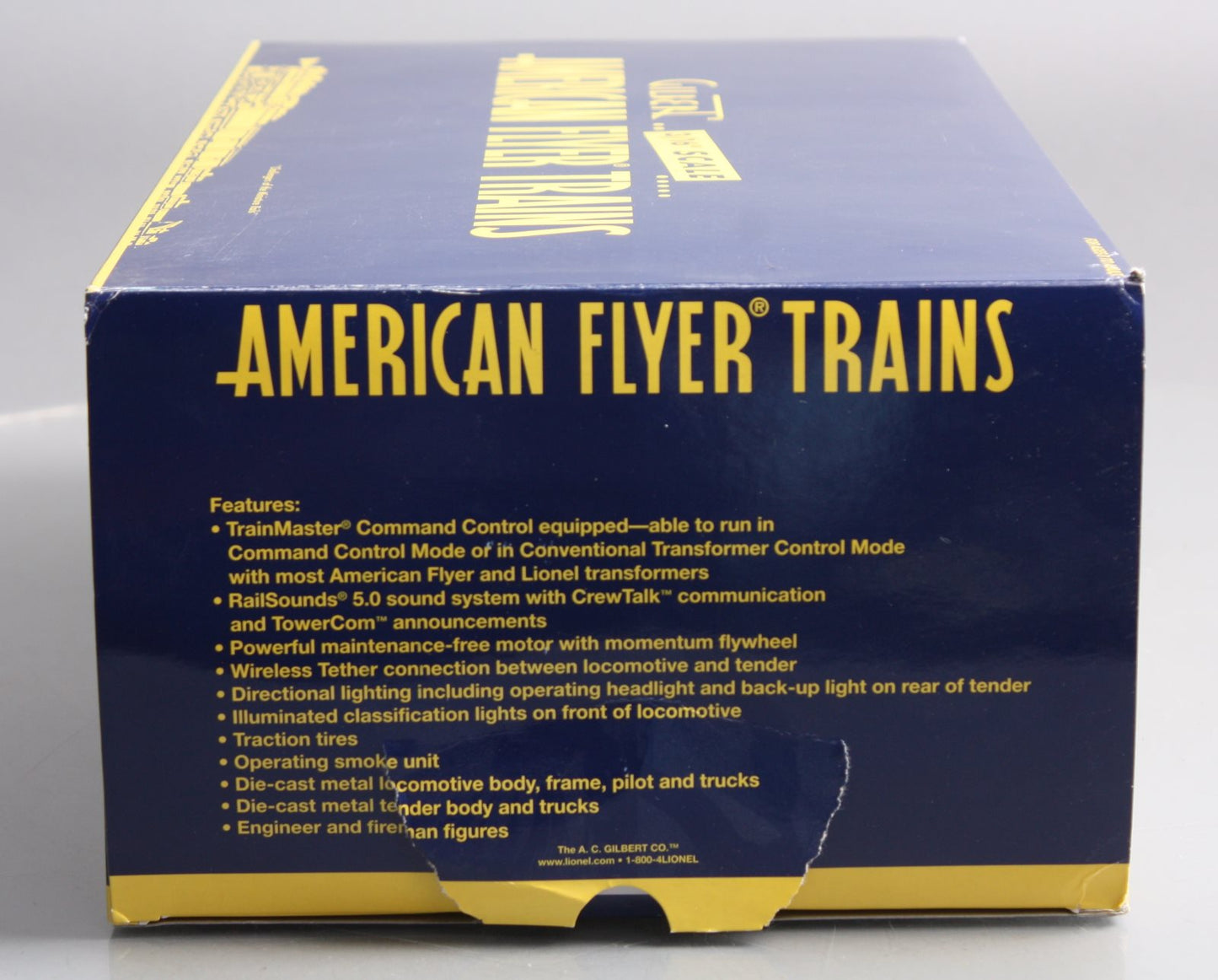 American Flyer 6-48061 S Scale Baltimore & Ohio 4-6-2 Pacific Steam Locomotive EX/Box