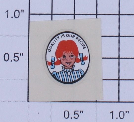 Lionel 6449-10 Wendy's Sticker Decal