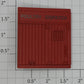 Lionel 9801-13 Red Poultry Dispatch Car Door