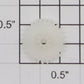Lionel 6104166315 Gear # 2 / .5X38Tx9Tx2.1 / Train Order Building