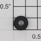 Lionel 773-62 Black Plastic Insulation Bushing