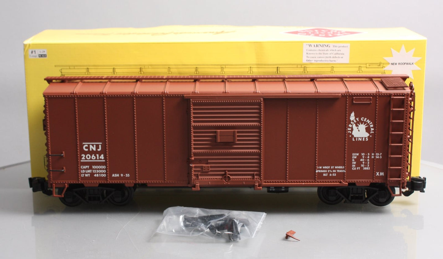 Aristo-Craft 46072 Aristo-Craft G 46072 Central of New Jersey Boxcar