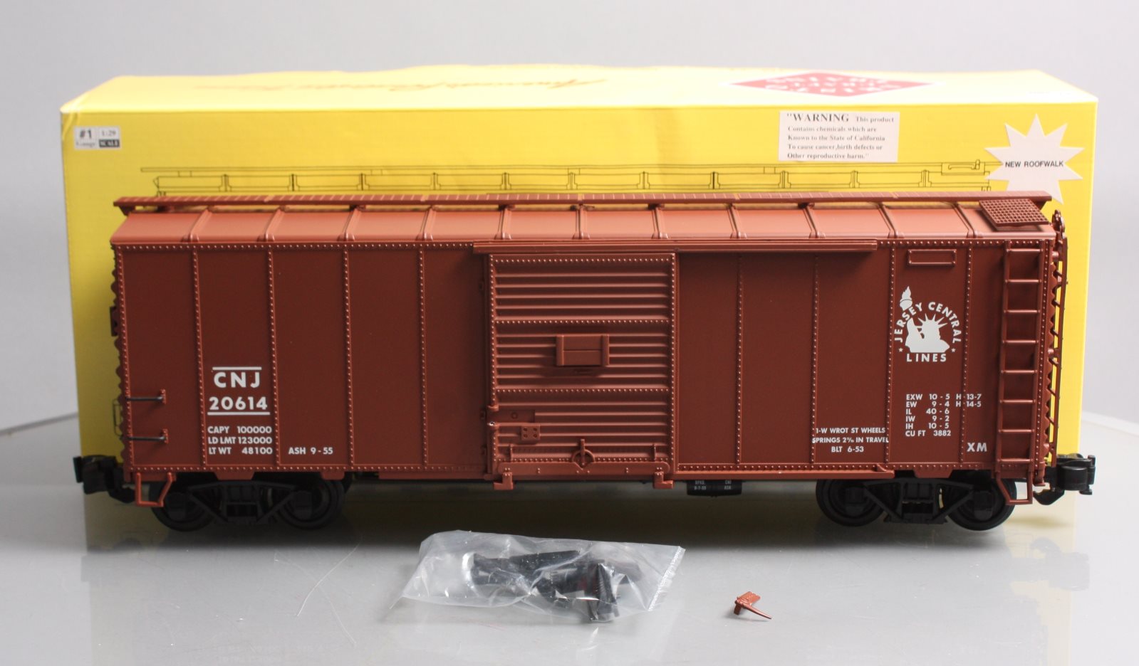 Aristo-Craft 46072 Aristo-Craft G 46072 Central of New Jersey Boxcar