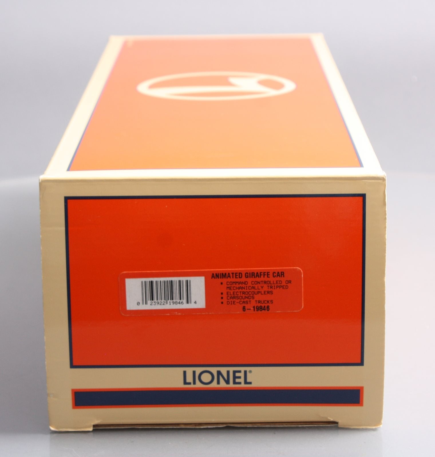 Lionel 6-19846 O Gauge Command Controlled Animated Giraffe Car LN/Box