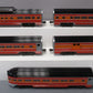 Williams 2612 O Gauge Southern Pacific Daylight Aluminum Passenger (Set of 5) LN/Box