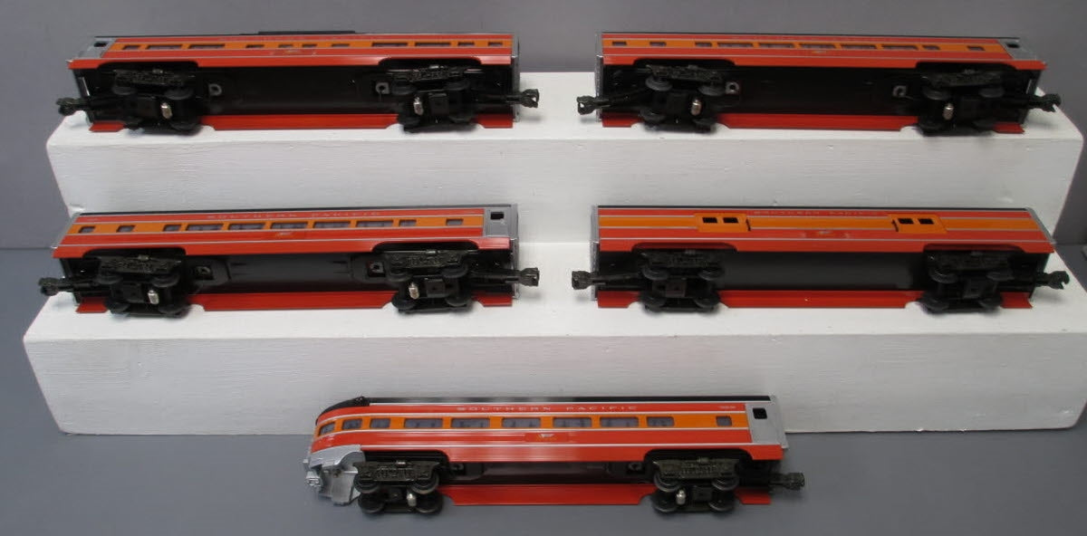 Williams 2612 O Gauge Southern Pacific Daylight Aluminum Passenger (Set of 5) LN/Box