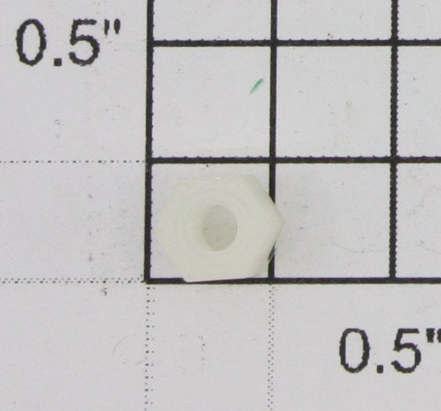 Lionel 455-20A White Plastic Hex Speed Nut