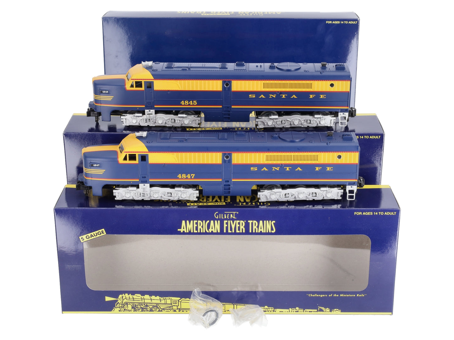 American Flyer 6-48147 S Scale Santa Fe PA A-A Diesel Locomotive Set MT/Box