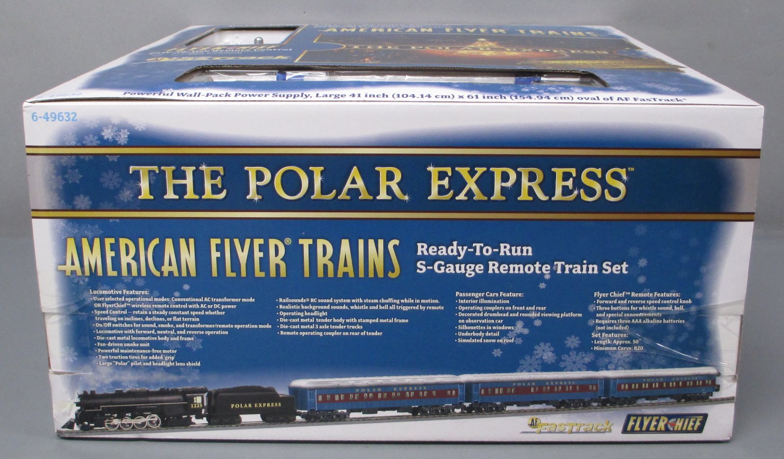 American Flyer 6-49632  S Gauge The Polar Express Train Set w LionChief Plus NIB