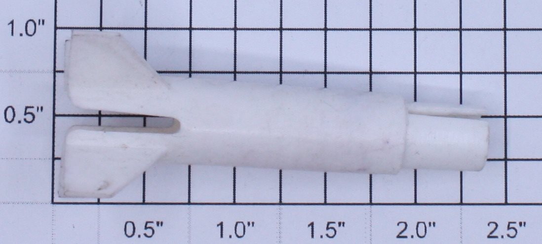 Lionel 6650-80 O Gauge White Minuteman Rocket Missile Bottom