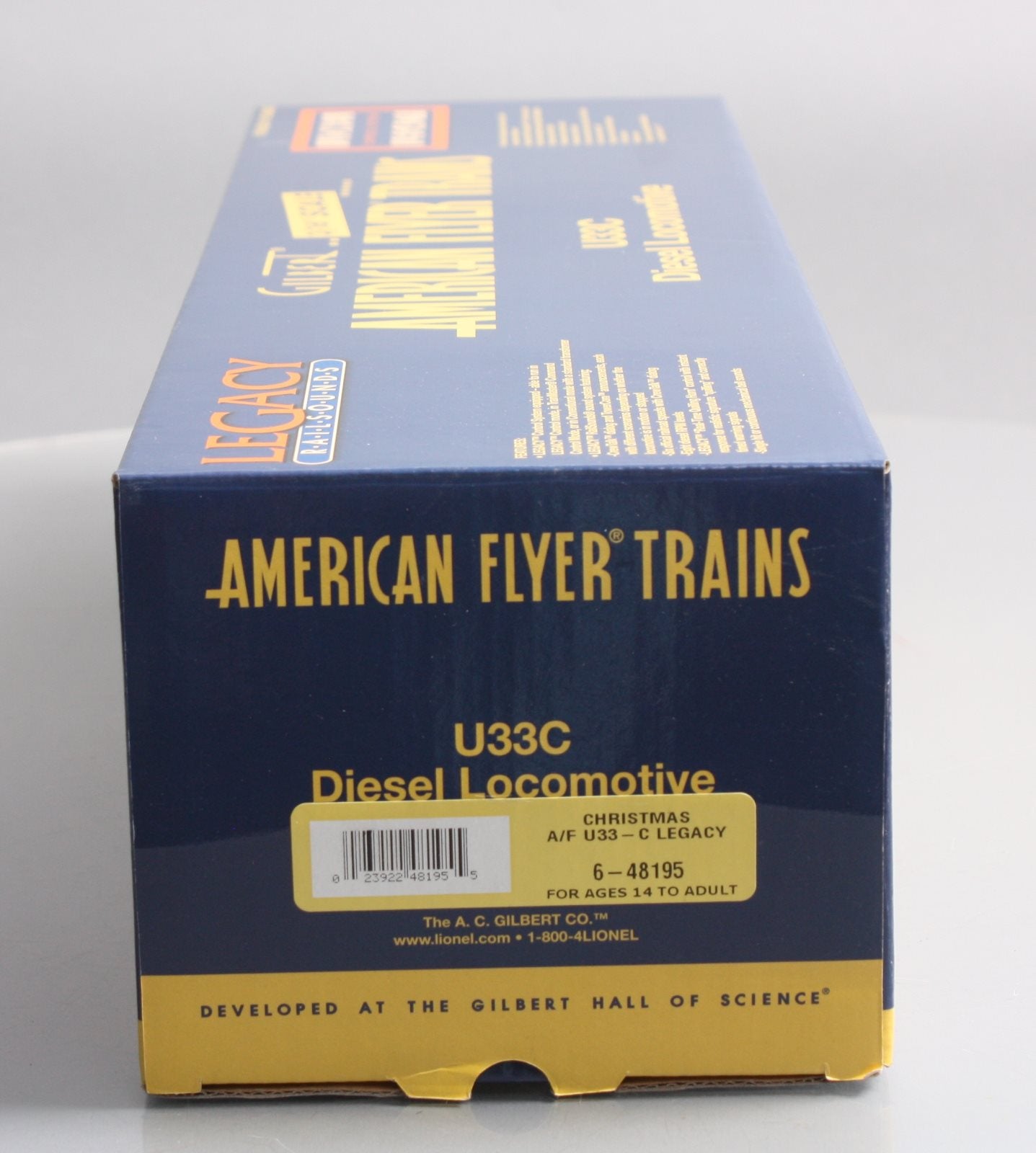 American Flyer 6-48195 S Scale Christmas U33C Diesel/Legacy