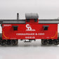 Accucraft AL93-056 1 Gauge Chesapeake & Ohio Steel Caboose in Red #90212