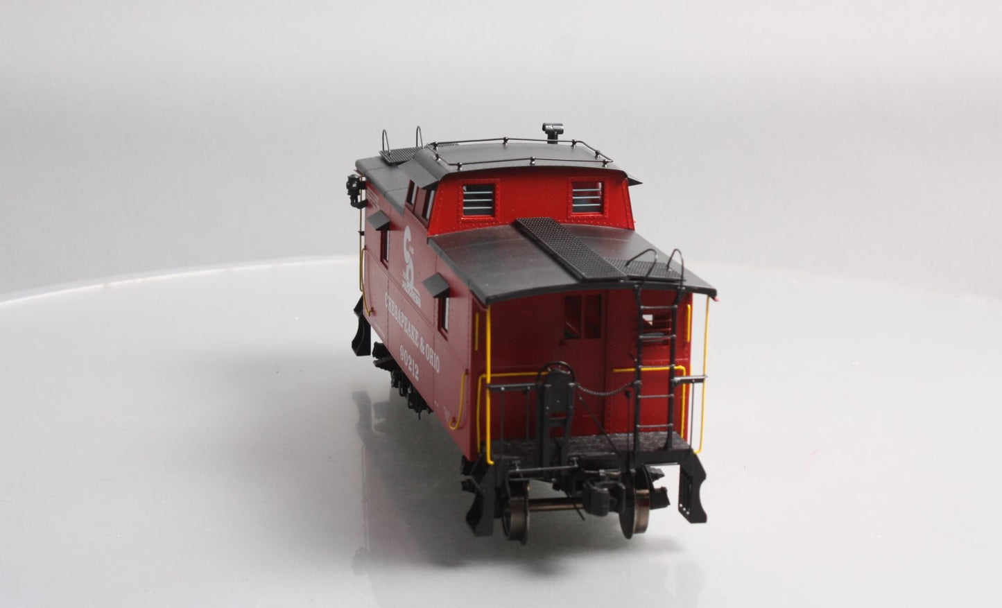 Accucraft AL93-056 1 Gauge Chesapeake & Ohio Steel Caboose in Red #90212