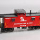 Accucraft AL93-056 1 Gauge Chesapeake & Ohio Steel Caboose in Red #90212