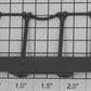 Lionel 8205-114 Dark Gray End Rail with Chain