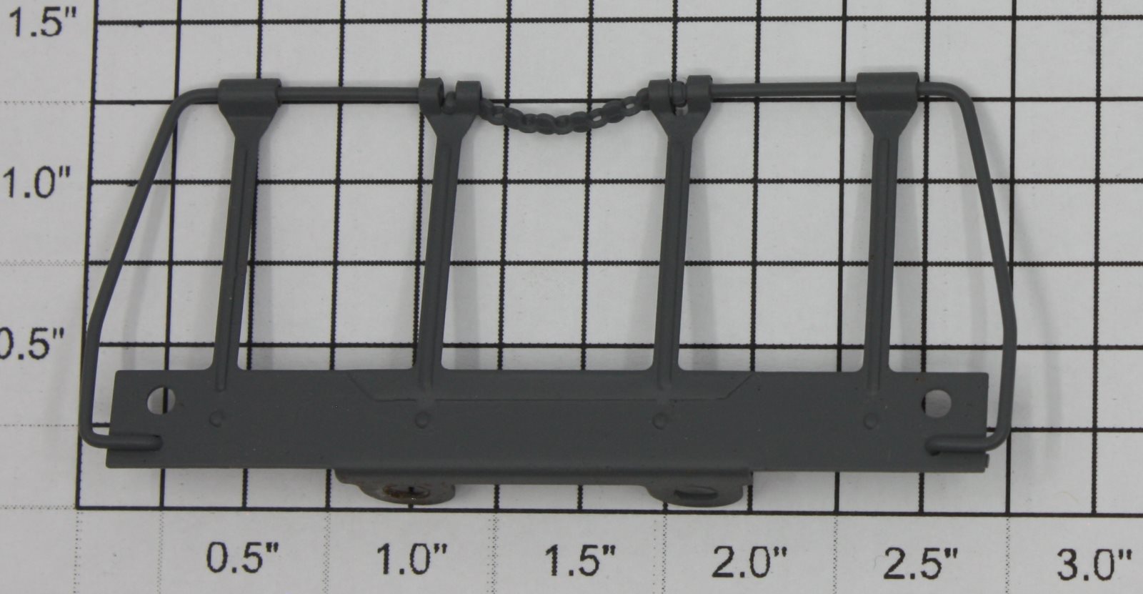 Lionel 8205-114 Dark Gray End Rail with Chain