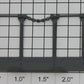 Lionel 8205-114 Dark Gray End Rail with Chain
