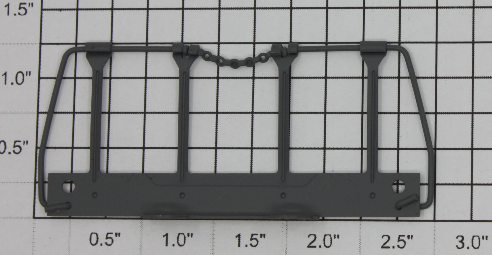 Lionel 8205-114 Dark Gray End Rail with Chain