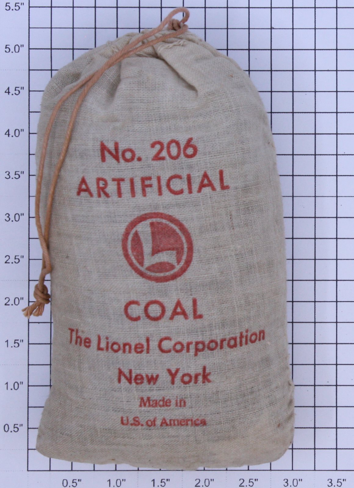 Lionel No. 206 Large Bag of Loose Artificial Coal