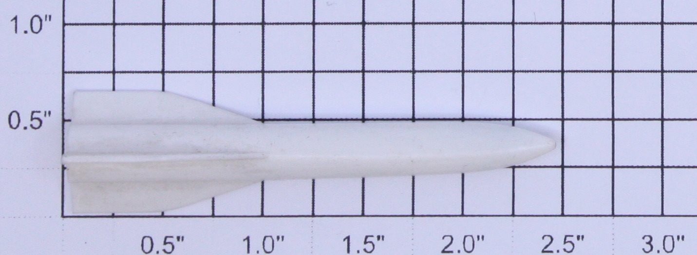 Lionel 44-40 O Gauge White Missile with Weight
