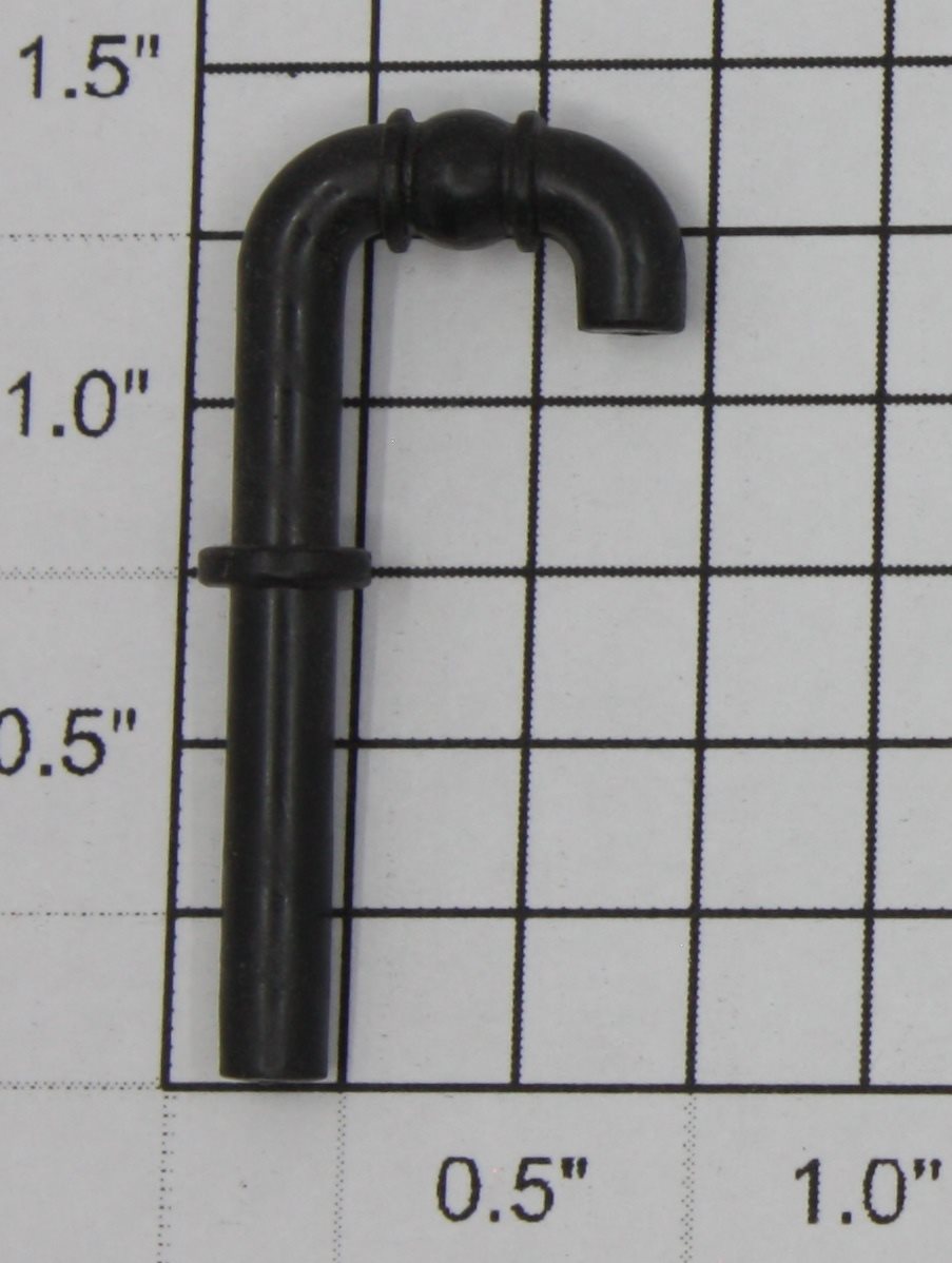 Lionel 455-46 Black Molded Outlet Pipe