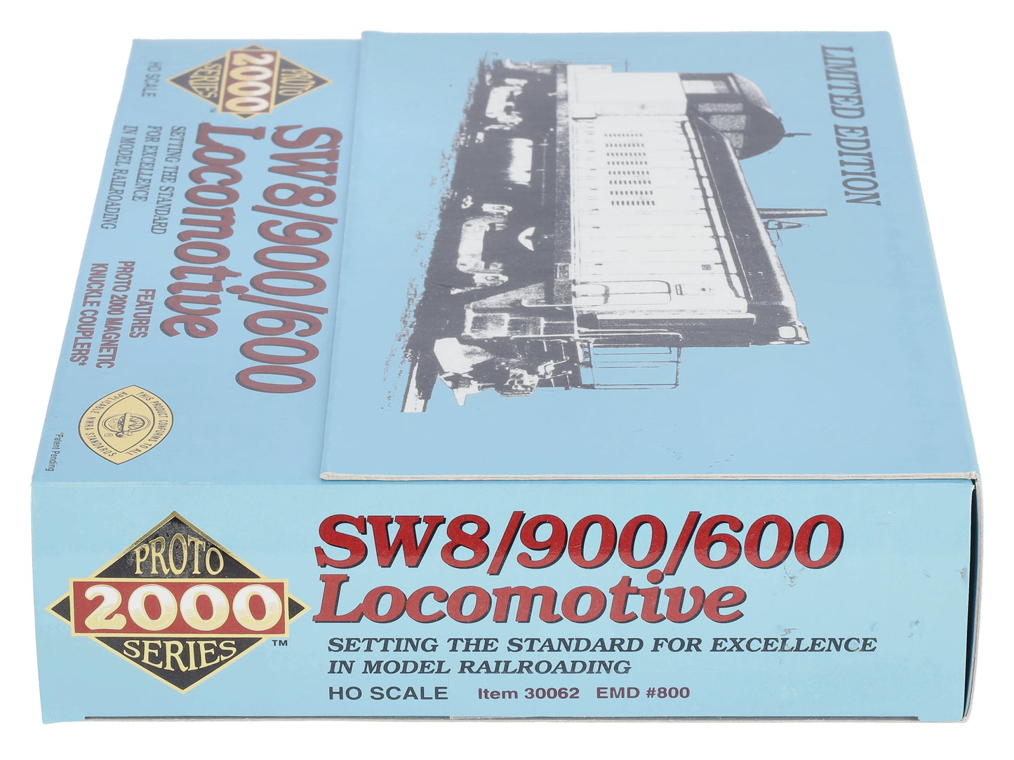 Proto 2000 30062 HO Electro-Motive SW8/900/600 Diesel Locomotive #800 LN/Box