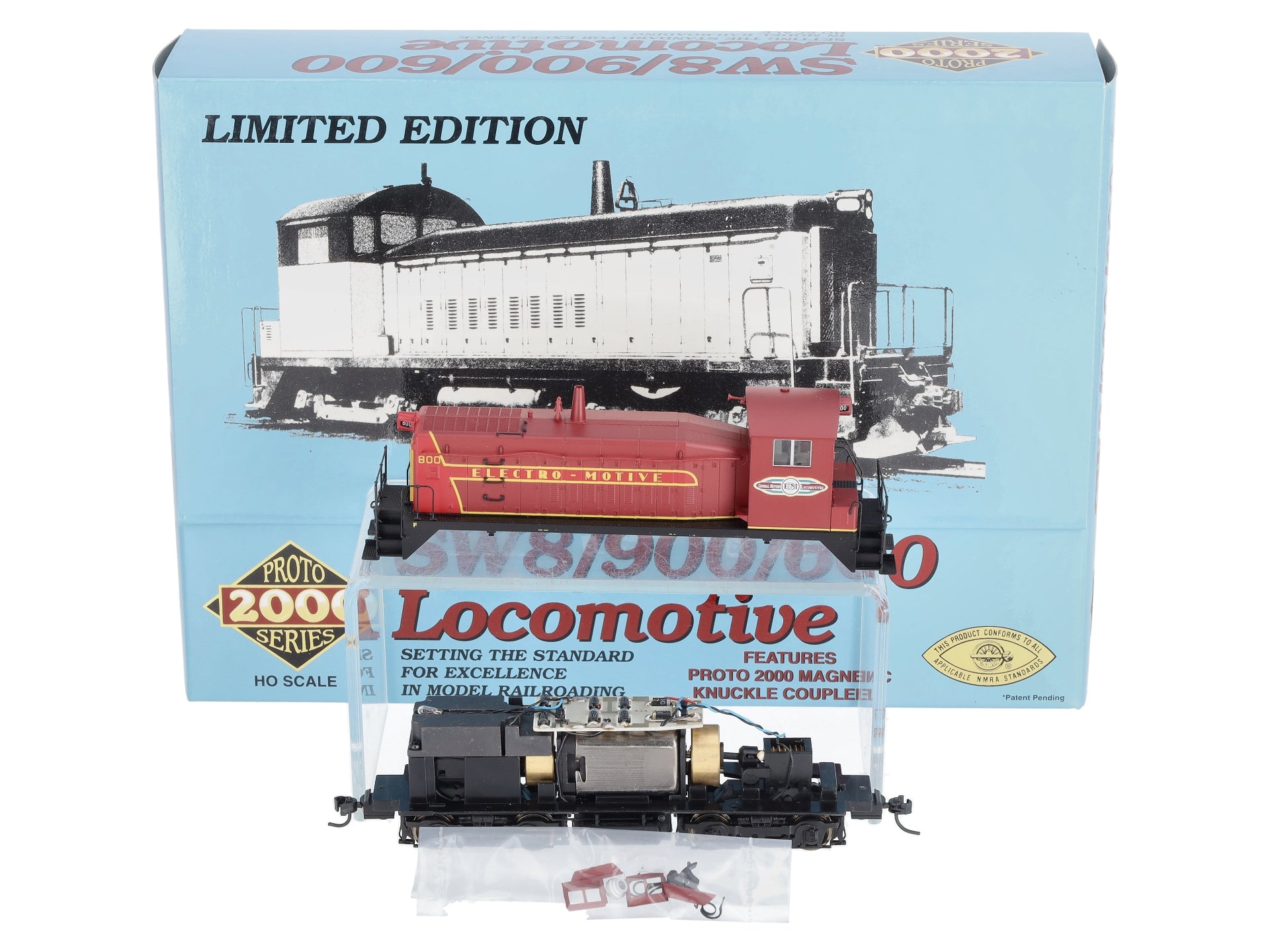 Proto 2000 30062 HO Electro-Motive SW8/900/600 Diesel Locomotive #800 LN/Box