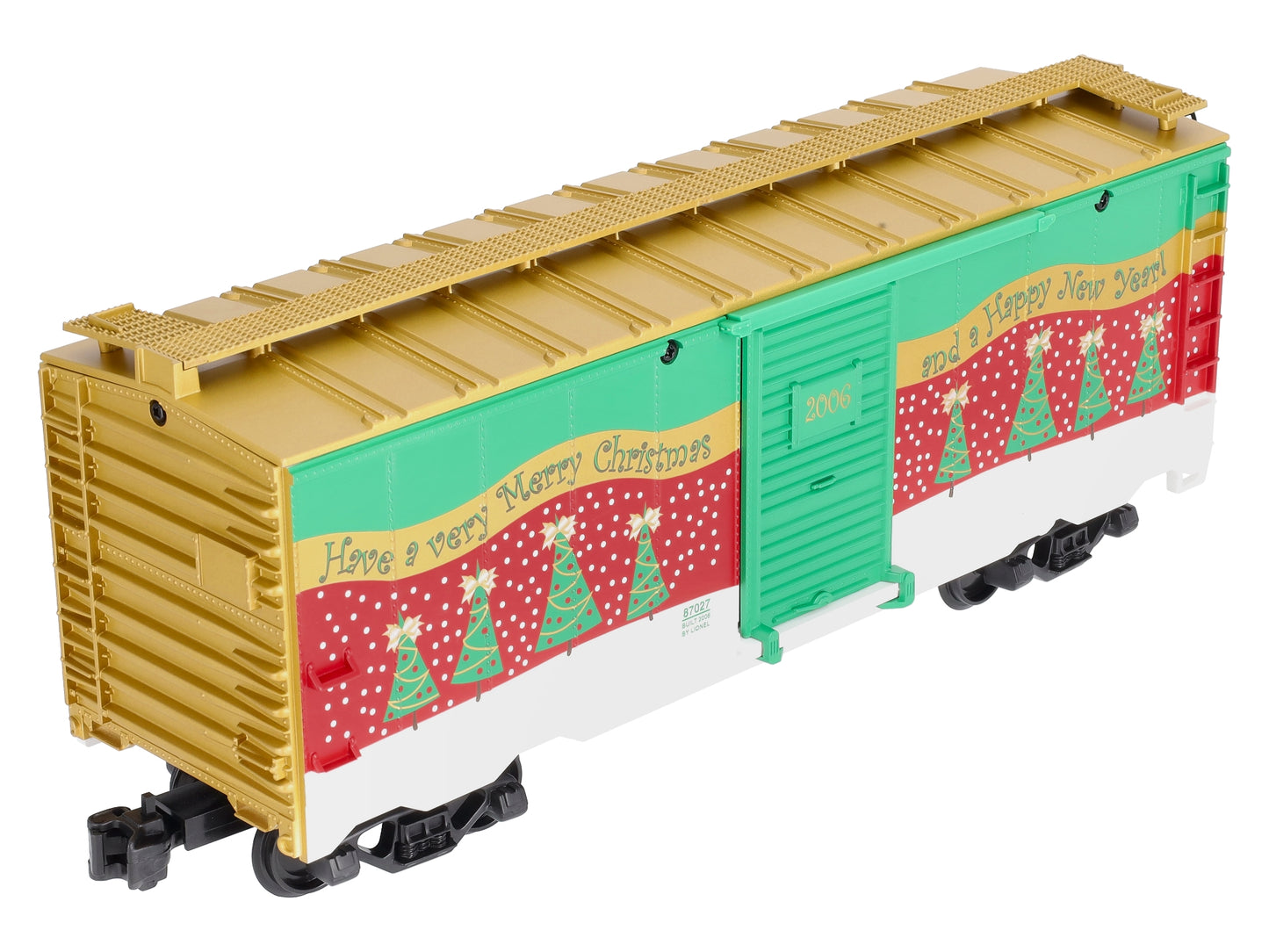 Lionel 8-87027 G Scale 2006 Christmas Boxcar