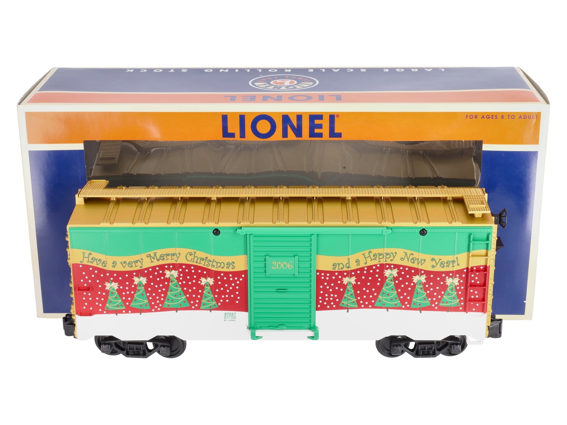 Lionel 8-87027 G Scale 2006 Christmas Boxcar